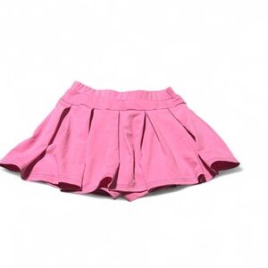 Pink Pleated Skirt/shorts
